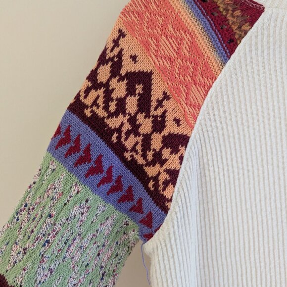 Free People Prism Fair Isle Boho Sweater - Picture 8 of 12